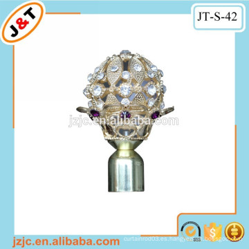 25 / 28mm diamante decorativo barra de cortina finial